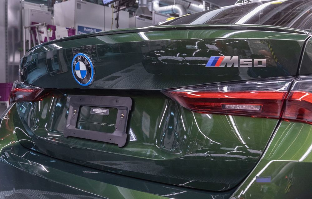 Electricul BMW i4 a intrat în producție - Poza 6