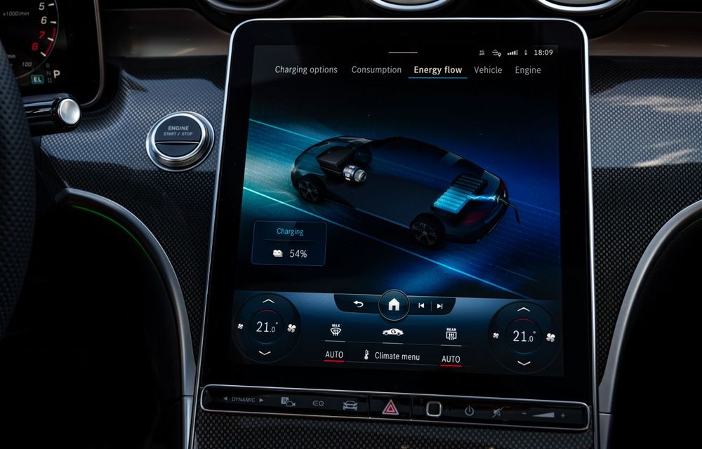 Noua generație Mercedes-Benz Clasa C primește versiune plug-in hybrid cu 100 km autonomie electrică - Poza 11