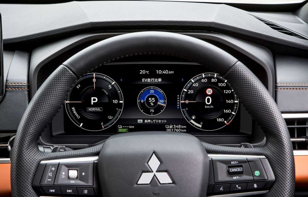 Informații suplimentare despre noul Mitsubishi Outlander PHEV: baterie de 20 kWh și 87 km autonomie electrică - Poza 14