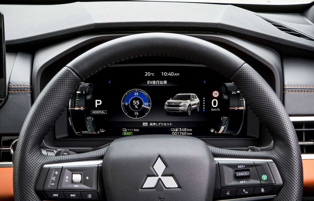 Informații suplimentare despre noul Mitsubishi Outlander PHEV: baterie de 20 kWh și 87 km autonomie electrică - Poza 15