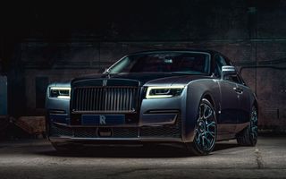 Noul Rolls-Royce Ghost Black Badge: 600 de cai putere și cea mai neagră culoare din industrie