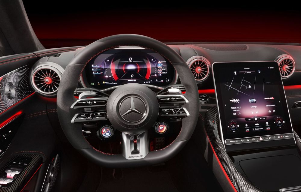 Noua generație Mercedes-AMG SL: motor V8, până la 585 CP și tracțiune integrală - Poza 38