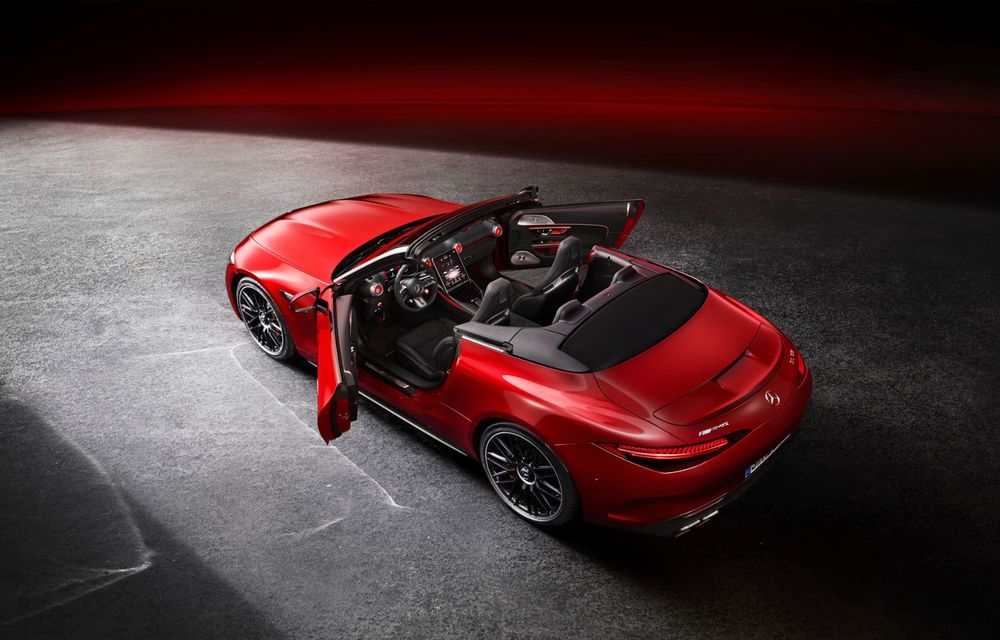 Noua generație Mercedes-AMG SL: motor V8, până la 585 CP și tracțiune integrală - Poza 24