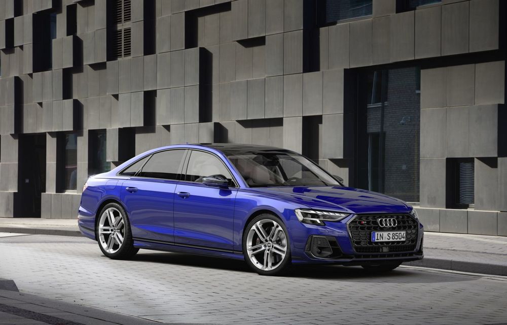 Audi prezintă noul A8 facelift: modificări estetice și, în premieră pe nava amiral, linie exterioară S Line - Poza 23