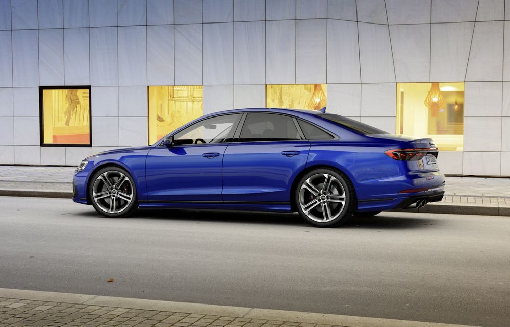 Audi prezintă noul A8 facelift: modificări estetice și, în premieră pe nava amiral, linie exterioară S Line - Poza 28