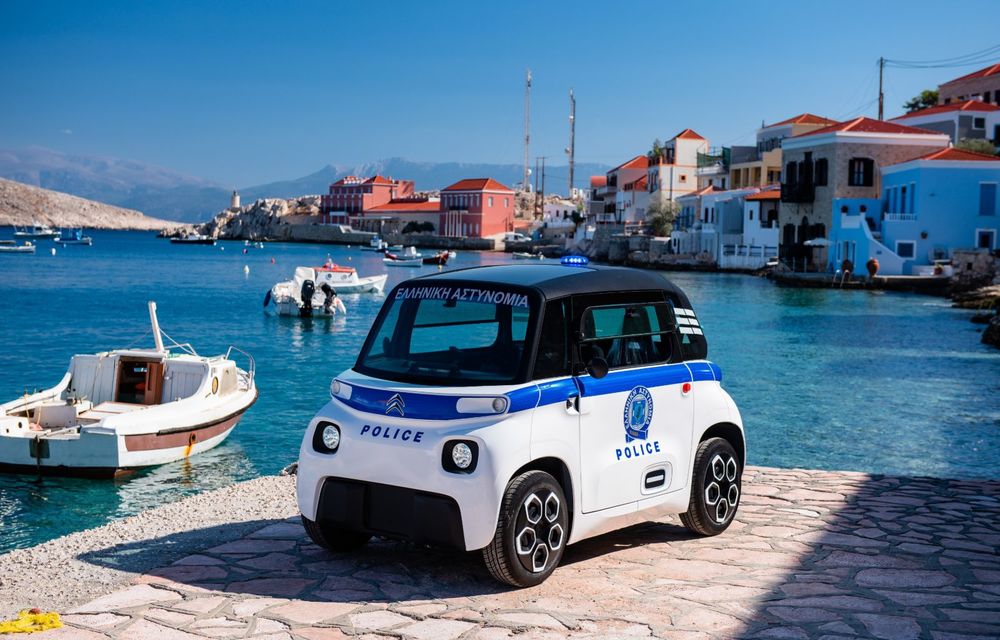 Citroen donează 6 mașini electrice unei insule grecești, inclusiv un Citroen Ami pentru poliție - Poza 5