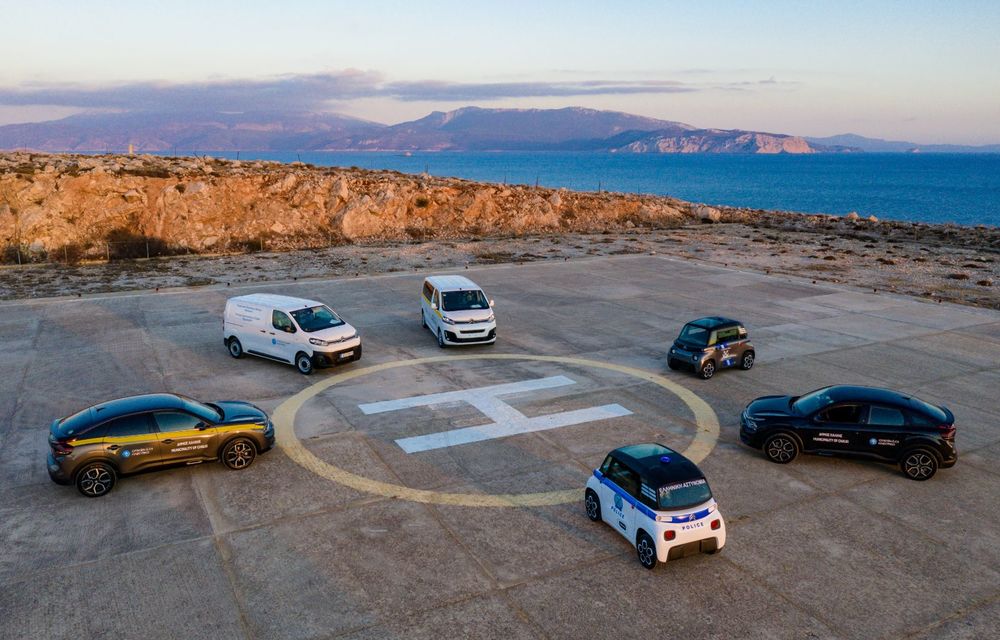 Citroen donează 6 mașini electrice unei insule grecești, inclusiv un Citroen Ami pentru poliție - Poza 3