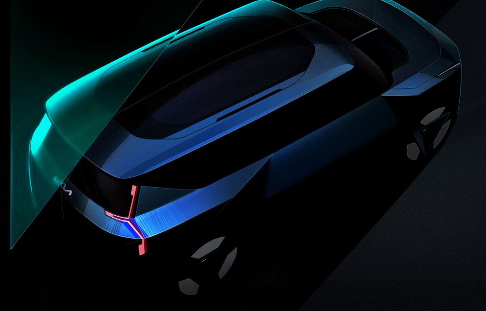 Primele schițe cu noul concept Kia EV9. Anunță un viitor SUV electric de dimensiuni mari - Poza 2