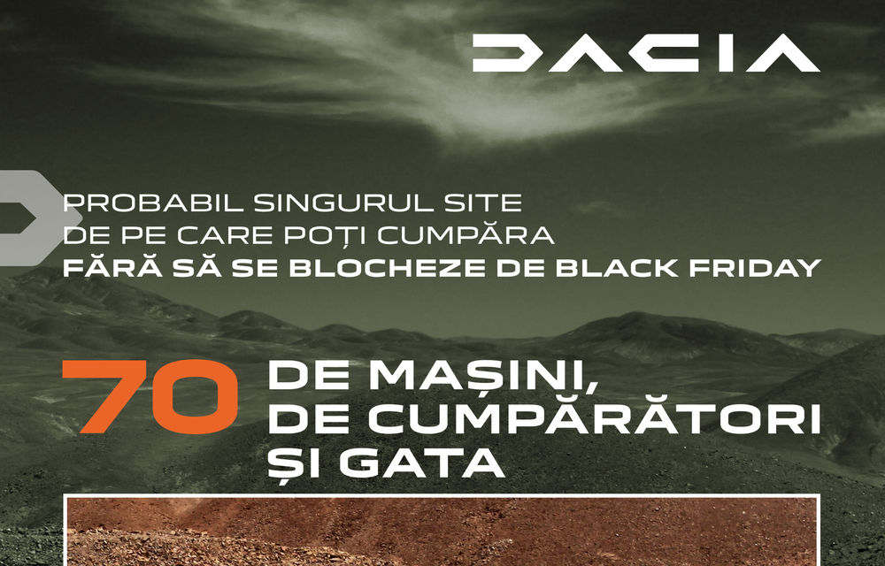 De Black Friday, Dacia lansează Simple Friday: 70 de mașini la ofertă, cu livrare imediată - Poza 2