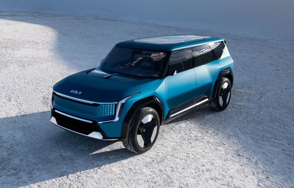 Kia prezintă conceptul EV9. Anunță un viitor SUV electric cu trei rânduri de scaune - Poza 1