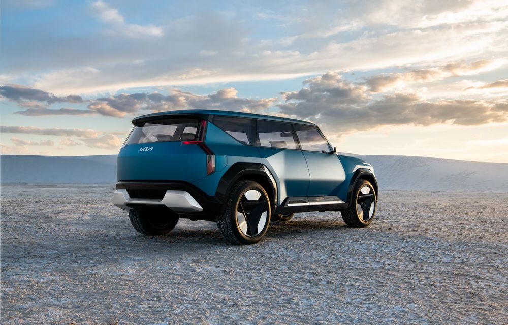 Kia prezintă conceptul EV9. Anunță un viitor SUV electric cu trei rânduri de scaune - Poza 7