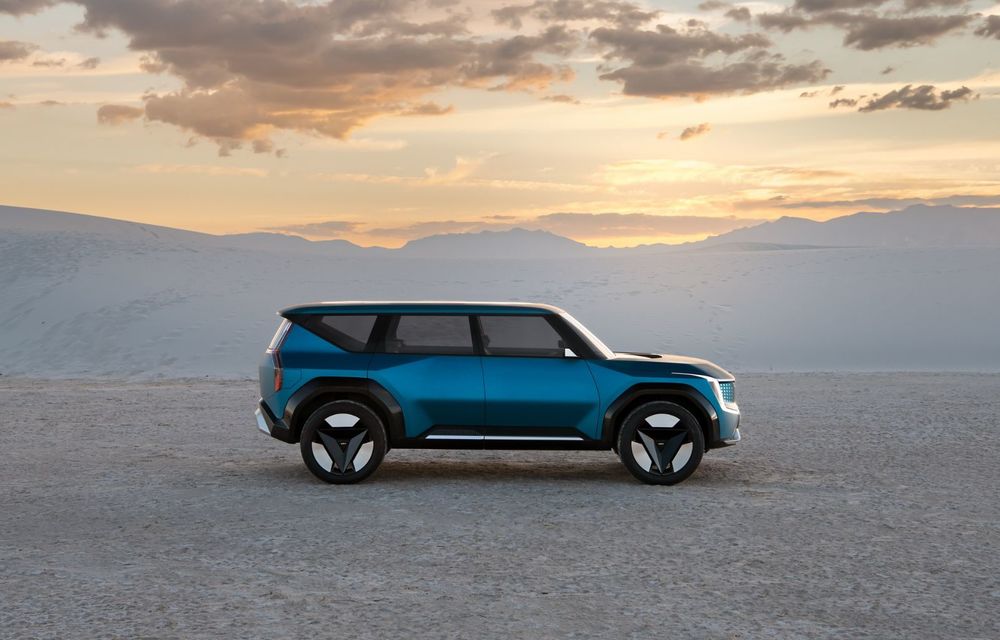 Kia prezintă conceptul EV9. Anunță un viitor SUV electric cu trei rânduri de scaune - Poza 4