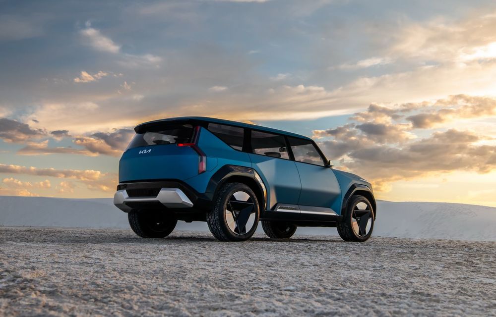 Kia prezintă conceptul EV9. Anunță un viitor SUV electric cu trei rânduri de scaune - Poza 8