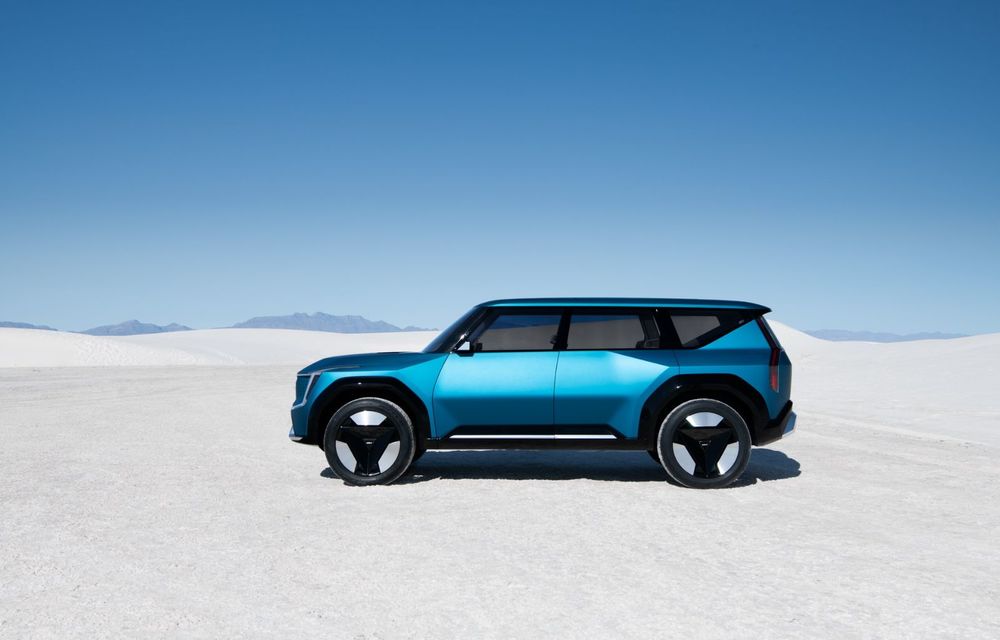 Kia prezintă conceptul EV9. Anunță un viitor SUV electric cu trei rânduri de scaune - Poza 6