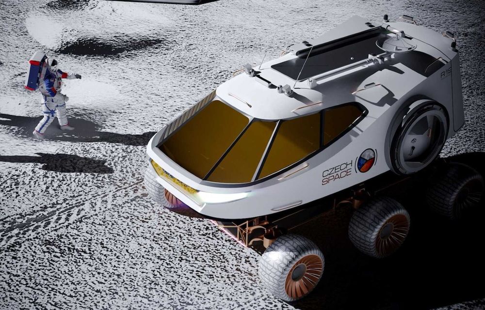 Un inventator ceh a prezentat un vehicul lunar, inspirat de Skoda Enyaq - Poza 4