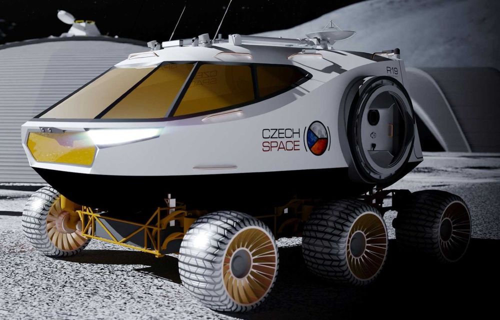 Un inventator ceh a prezentat un vehicul lunar, inspirat de Skoda Enyaq - Poza 1