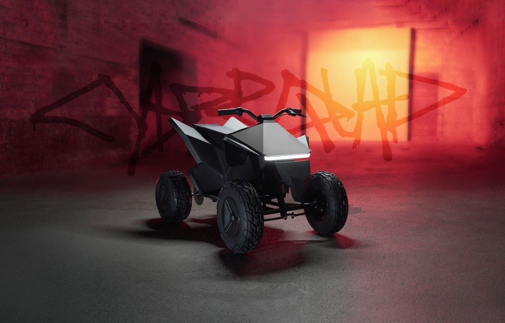 Tesla a lansat Cyberquad, un ATV electric pentru copii - Poza 1