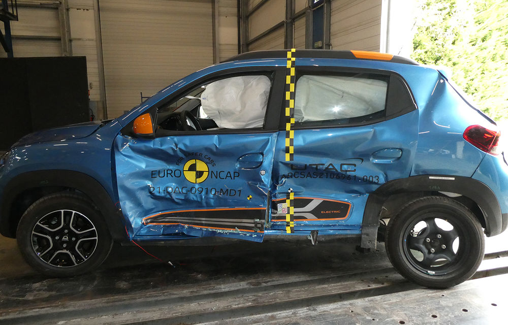 Dacia Spring a primit o stea la testele de siguranță EuroNCAP (+VIDEO) - Poza 7