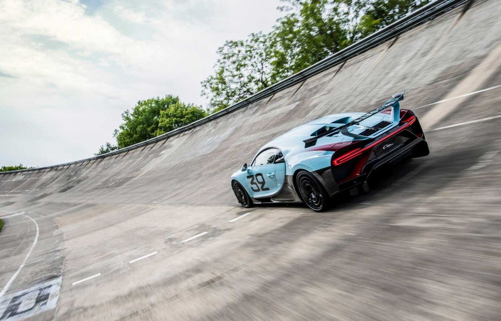 Bugatti își face divizie de personalizare &quot;Sur Mesure&quot;: primul proiect, un Chiron Pur Sport cu influențe retro - Poza 6