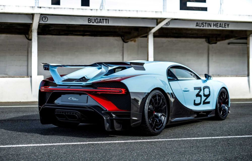 Bugatti își face divizie de personalizare &quot;Sur Mesure&quot;: primul proiect, un Chiron Pur Sport cu influențe retro - Poza 8