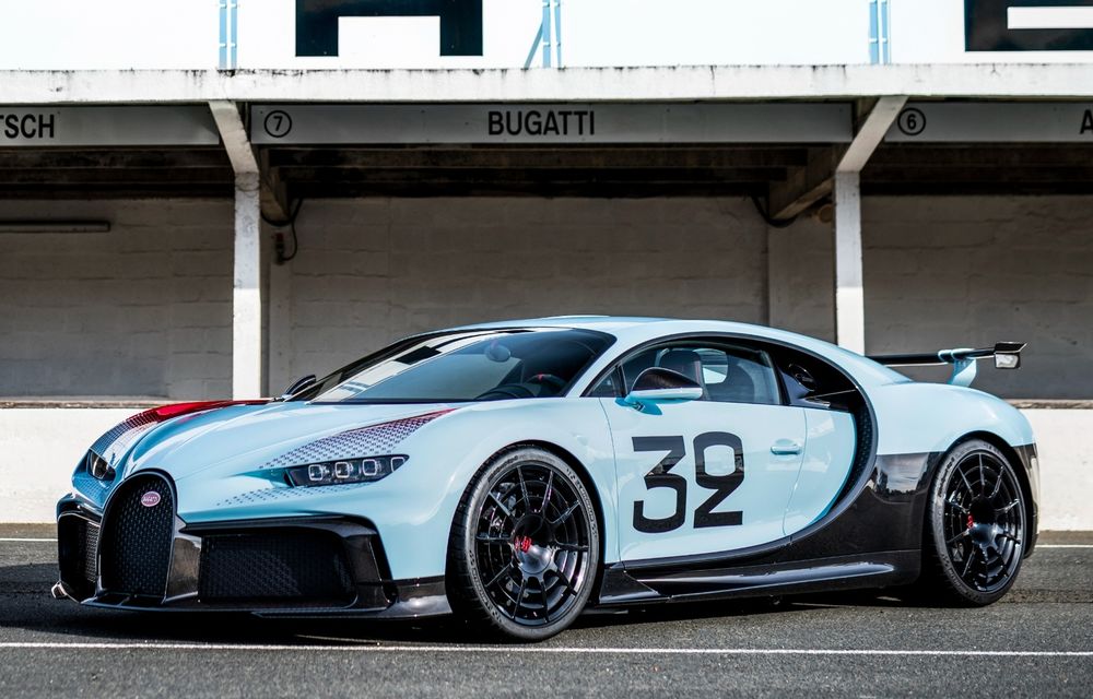 Bugatti își face divizie de personalizare &quot;Sur Mesure&quot;: primul proiect, un Chiron Pur Sport cu influențe retro - Poza 1