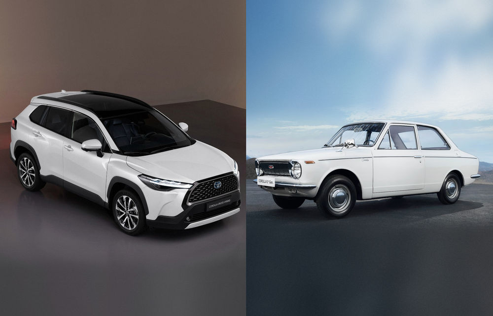 Călătorie în timp: de la prima generație Corolla, în 1966, până la Corolla Cross, în 2021 - Poza 1