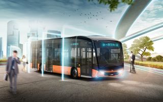 Primele autobuze electrice de mari dimensiuni vor circula pe șoselele din România începând din 2022