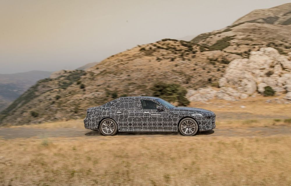 Imagini cu prototipul viitorului BMW i7. Sedanul electric de lux a a fost testat în diferite zone ale globului - Poza 10