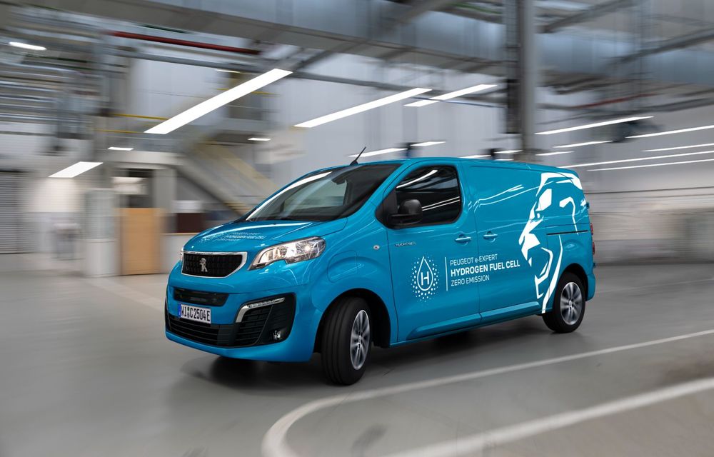 Noul Peugeot e-Expert Hydrogen, primul model de serie pe hidrogen al mărcii, a intrat în producție - Poza 3
