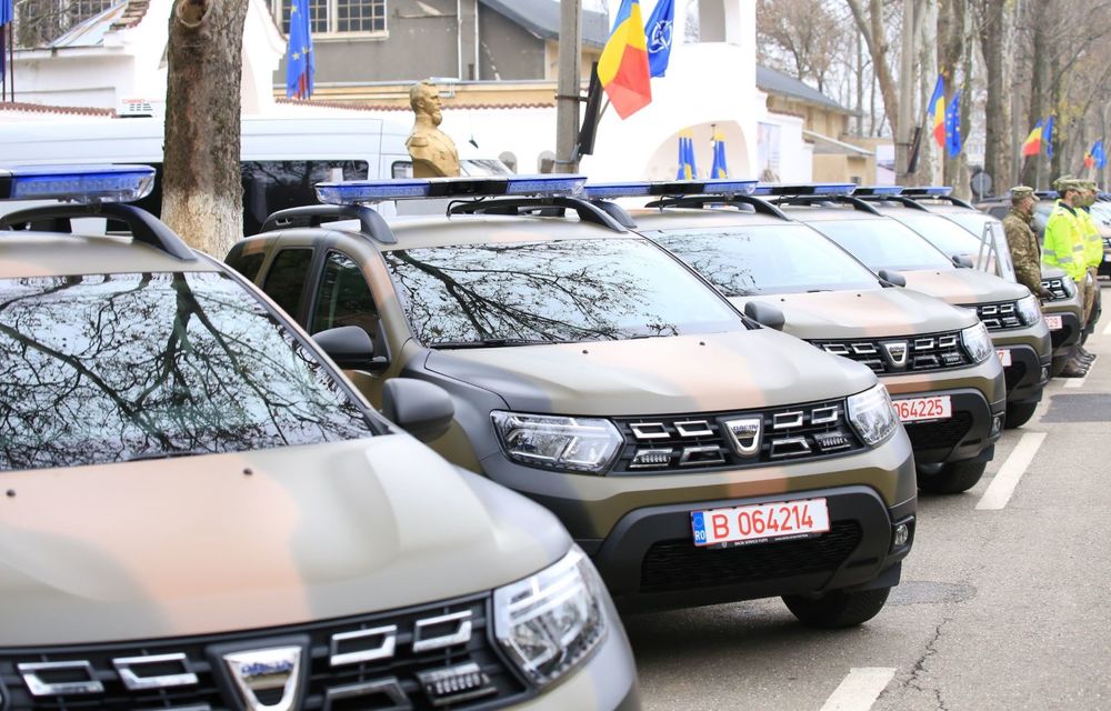 Dacia a livrat 74 de exemplare Duster către Ministerul Apărării Naționale - Poza 1