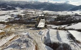 VIDEO: Primul tronson al autostrăzii A1 Sibiu-Pitești ar putea fi deschis circulației în 2022