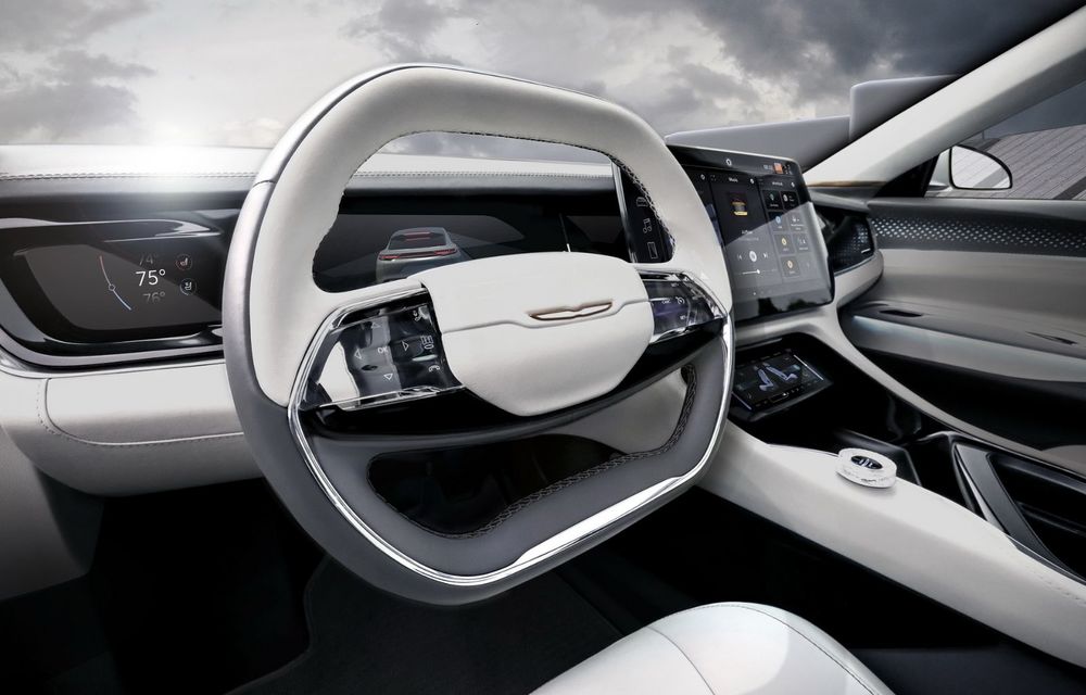 Chrysler prezintă conceptul electric Airflow. Din 2028, marca americană va fi pur electrică - Poza 13