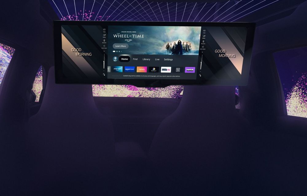 BMW prezintă noul Theatre Screen: un display 8K de 31 de inch pentru pasagerii din spate - Poza 2