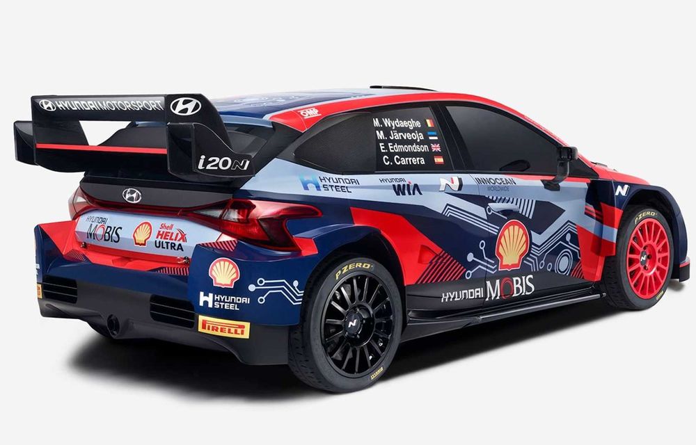 Hyundai dezvăluie noul i20 WRC Hybrid pentru sezonul 2022 al Campionatului Mondial de Raliuri - Poza 4