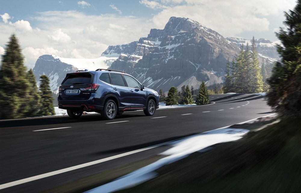 Subaru Forester facelift, dedicat pieței europene: disponibil doar cu sistem de propulsie hibrid - Poza 8