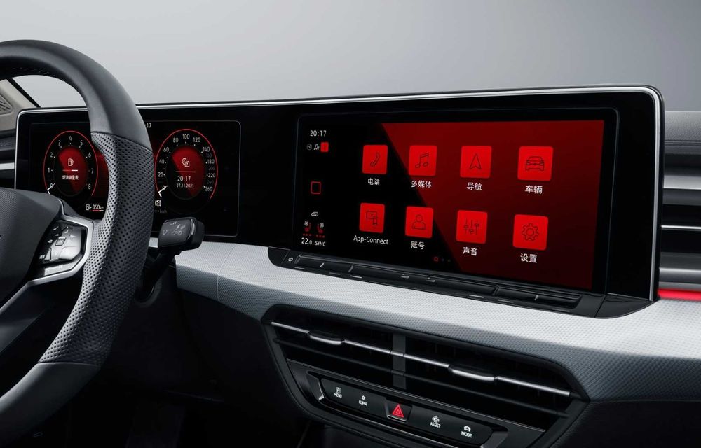Un Volkswagen pentru piața din China: noul Lamando L este la a doua generație și oferă o siglă iluminată - Poza 9