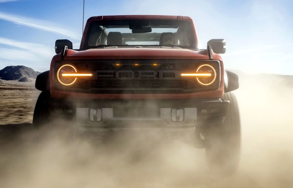 Ford prezintă noul Bronco Raptor: peste 400 de cai putere și 33 cm gardă la sol - Poza 11
