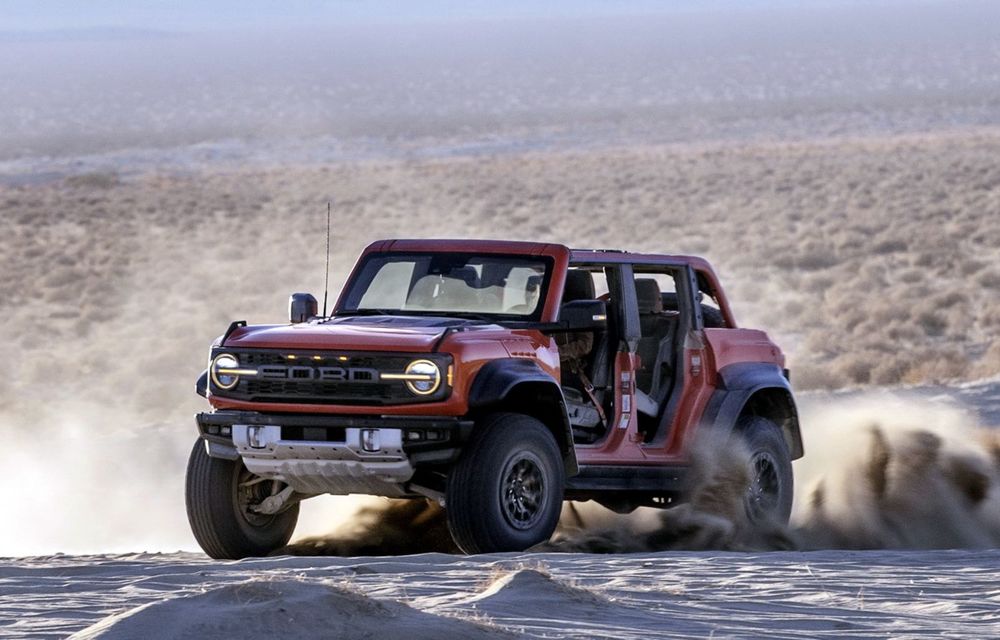Ford prezintă noul Bronco Raptor: peste 400 de cai putere și 33 cm gardă la sol - Poza 6