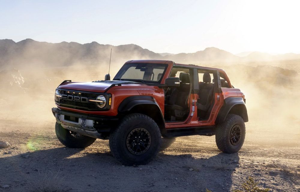 Ford prezintă noul Bronco Raptor: peste 400 de cai putere și 33 cm gardă la sol - Poza 5