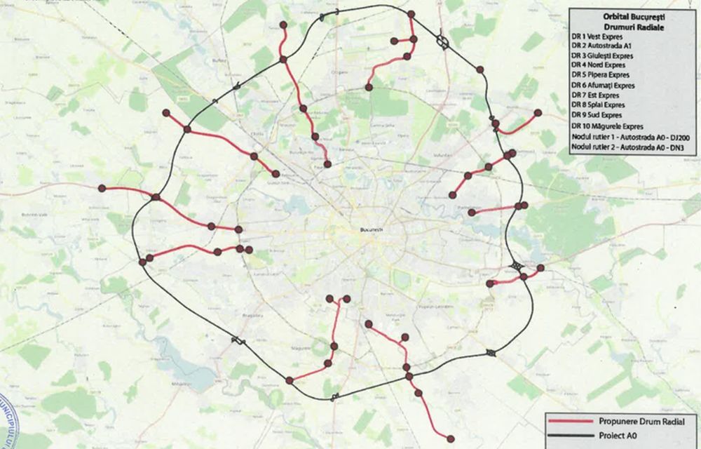 10 drumuri expres radiale vor fi construite între București, Autostrada A0 și localitățile vecine - Poza 2