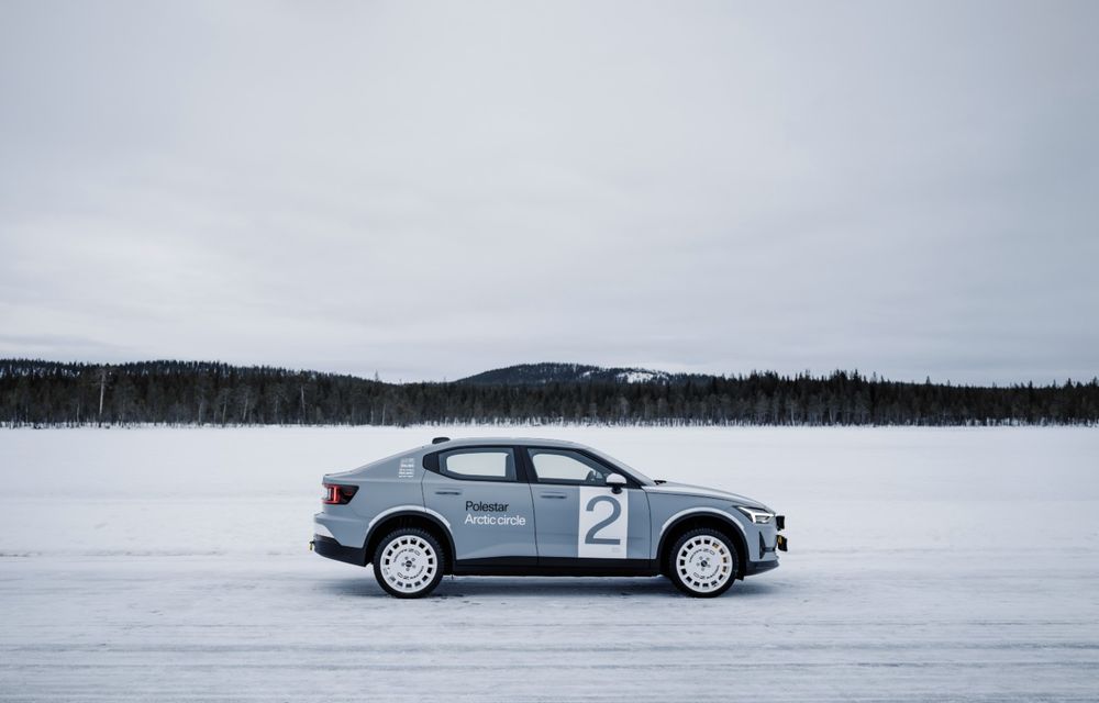 Polestar 2 Arctic Circle: concept dezvoltat special pentru condiții grele de iarnă - Poza 6