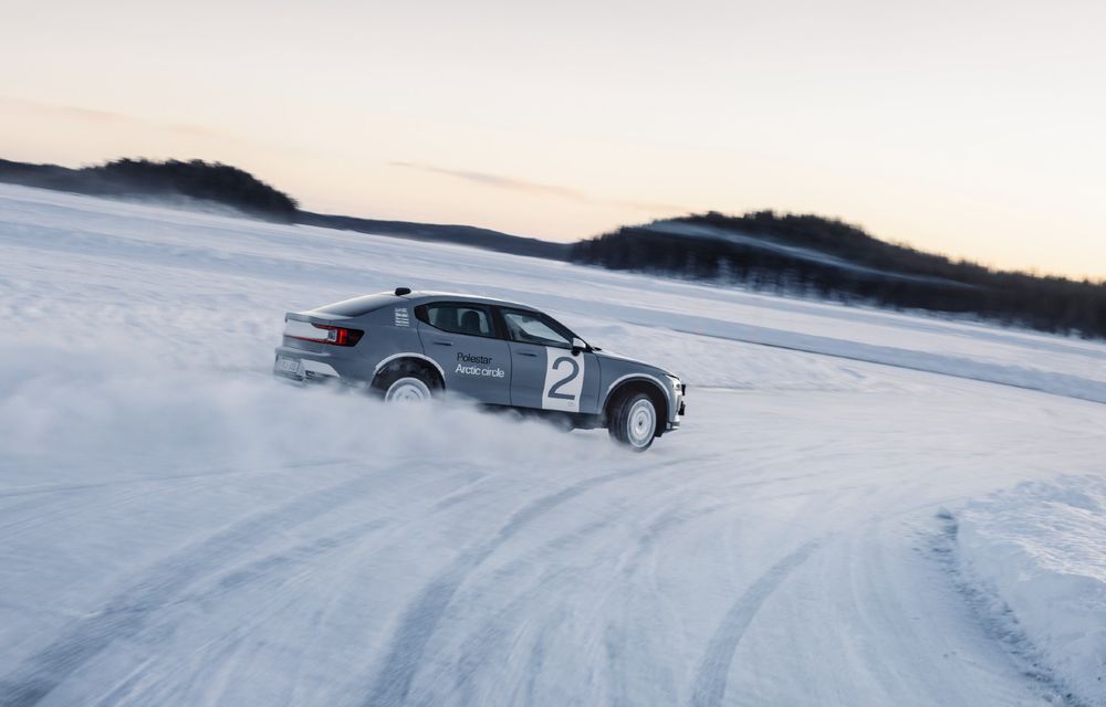 Polestar 2 Arctic Circle: concept dezvoltat special pentru condiții grele de iarnă - Poza 2