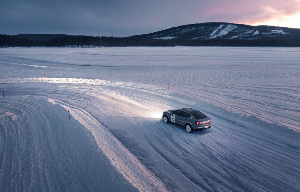 Polestar 2 Arctic Circle: concept dezvoltat special pentru condiții grele de iarnă - Poza 8