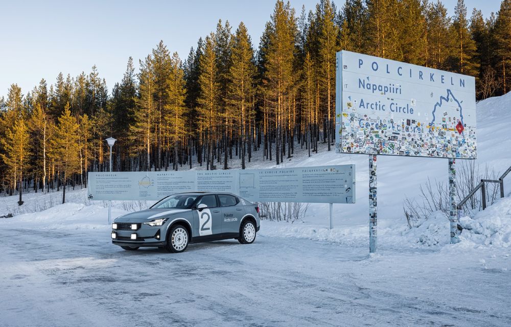 Polestar 2 Arctic Circle: concept dezvoltat special pentru condiții grele de iarnă - Poza 17