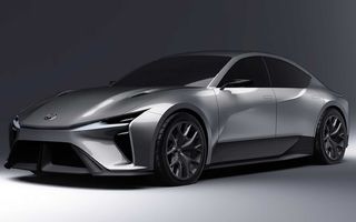 Lexus publică primele imagini ale unui concept care anunță un viitor IS electric
