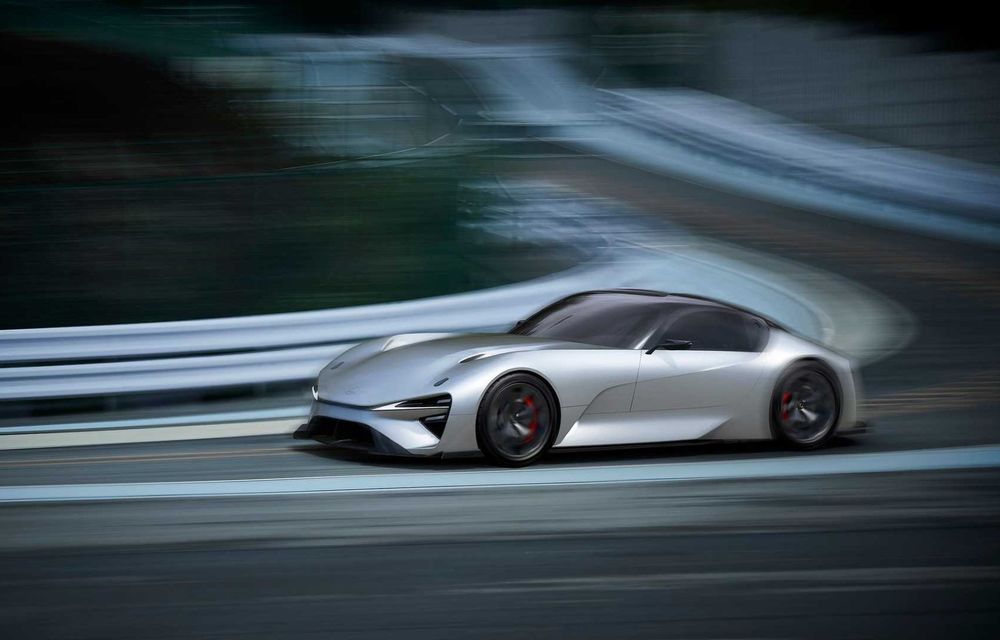 Lexus publică noi imagini cu o viitoare mașină sport electrică - Poza 3