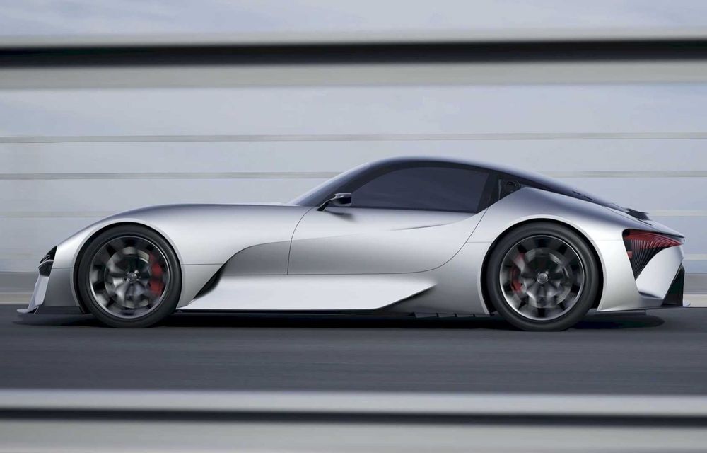 Lexus publică noi imagini cu o viitoare mașină sport electrică - Poza 4