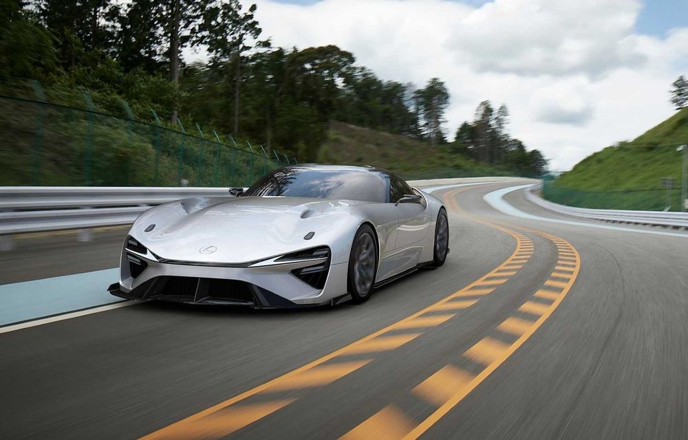 Lexus publică noi imagini cu o viitoare mașină sport electrică - Poza 1