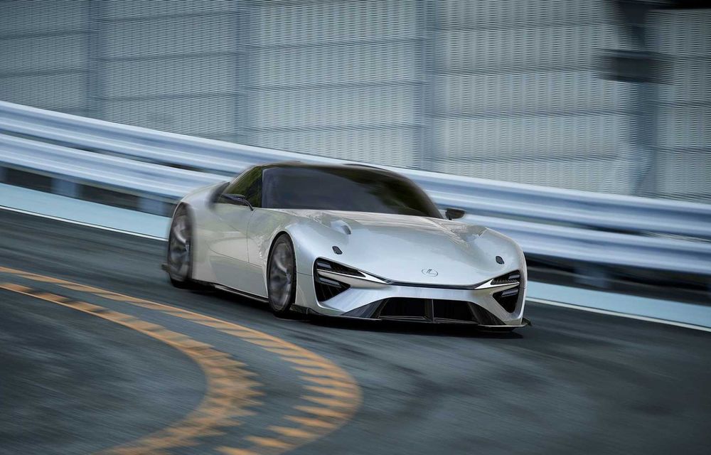 Lexus publică noi imagini cu o viitoare mașină sport electrică - Poza 2