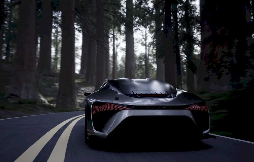 Lexus publică noi imagini cu o viitoare mașină sport electrică - Poza 7